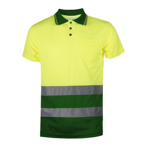 PÓLO M/M ALTA VISIB VERDE/AMARELO WR.2.316